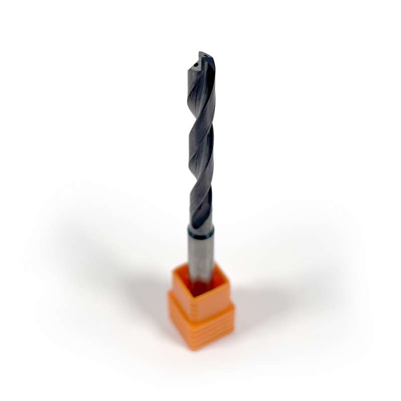 5mm Carbide Drill, 2 flutes, 5xD, Through Tool Coolant, 140°, 35mm LOC, Coated