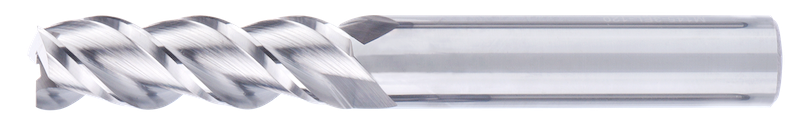 20 mm Solid Carbide End Mill, 3 Flutes, Flat, Long, For N materials, Uncoated