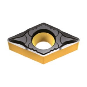DCMT 11T304 Carbide (CVD) Turning Insert, HW2 Finish Chip Breaker, EC265H Grade, for P Materials