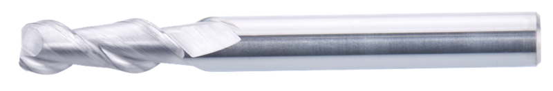 4 mm Solid Carbide End Mill, 2 Flutes, Flat, Standard length, For N materials, Uncoated