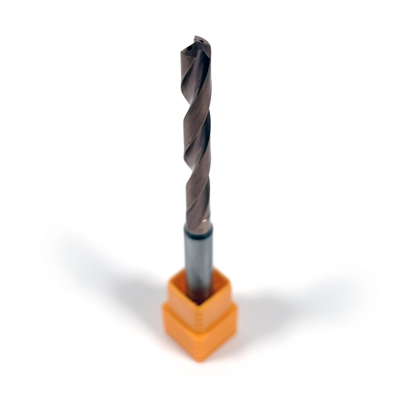 5mm Carbide Drill, 2 flutes, 5xD, Through Tool Coolant, 140°, 35mm LOC, Coated