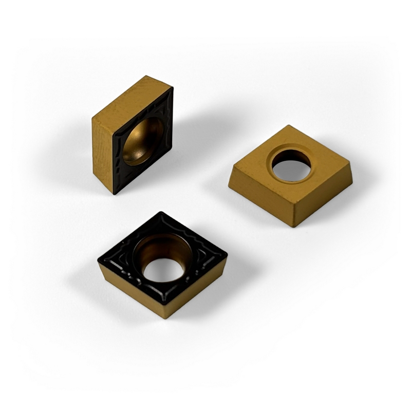CCMT 09T304 Carbide (CVD) Turning Insert, HE3 Semi-Finish Chip Breaker, EC565H Grade, for P Materials