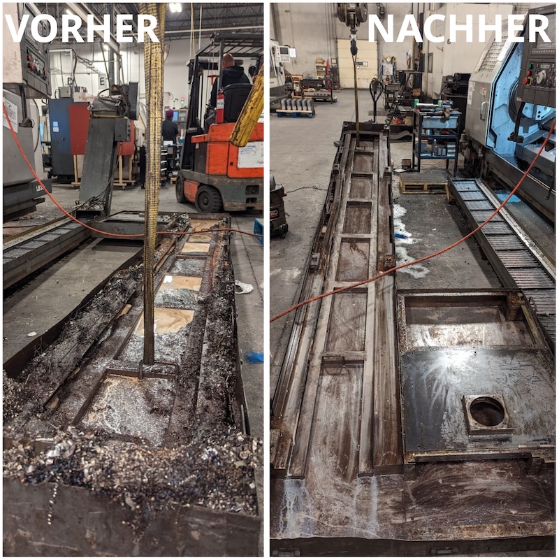 CNC Machine Cleaning and Coolant Change, Service up to 8 Hours