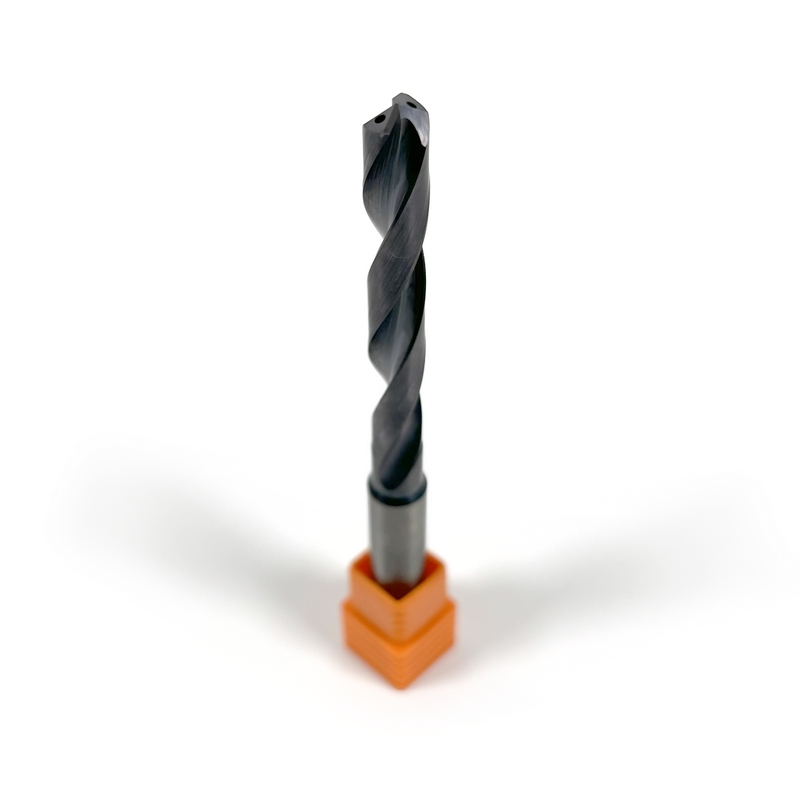 6.8mm Carbide Drill, 2 flutes, 5xD, Through Tool Coolant, 140°, 43mm LOC, Coated