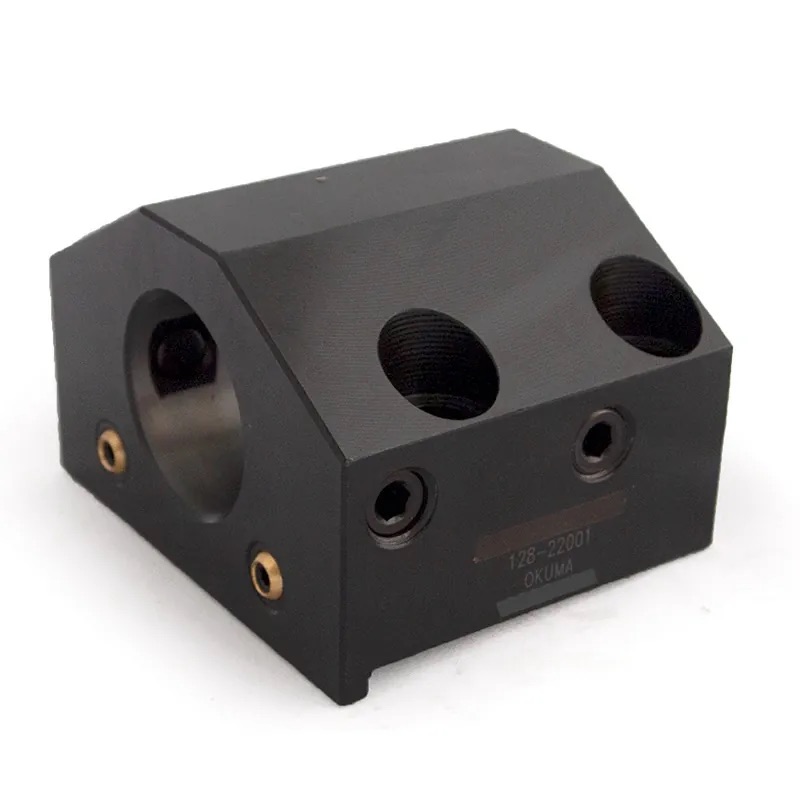 Bolt On toolholder for boring bars, clamping capacity ø40mm, center height 30mm, bolt grid 45x80