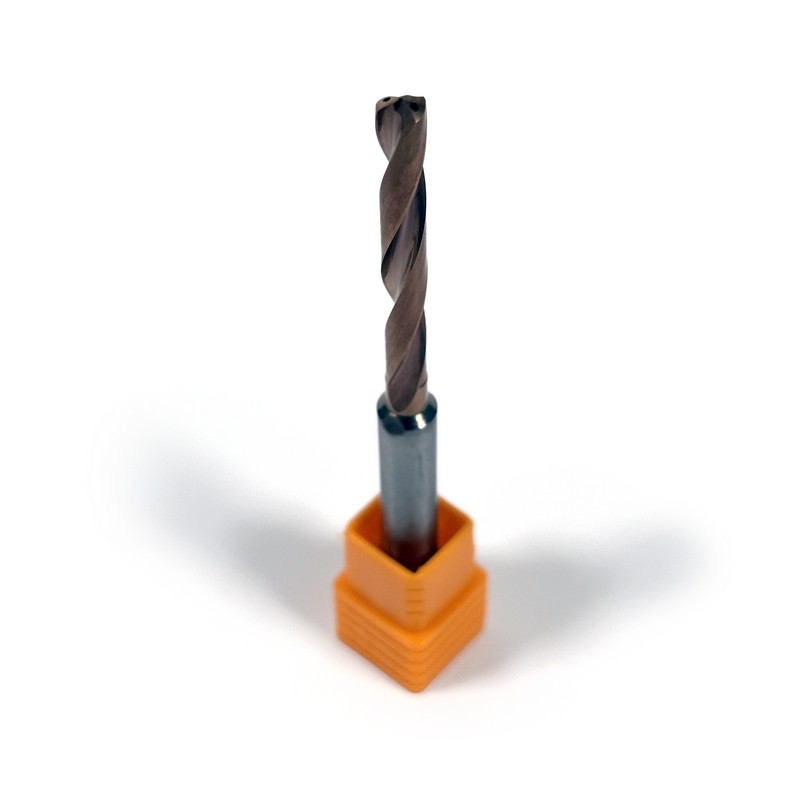 4.2mm Carbide Drill, 2 flutes, 5xD, Through Tool Coolant, 140°, 29mm LOC, Coated