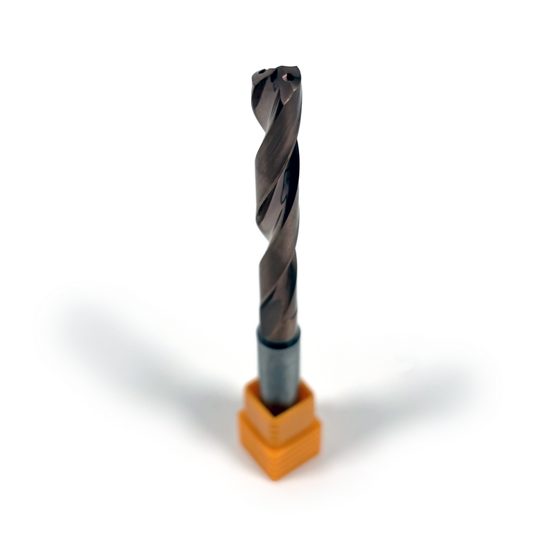 6.8mm Carbide Drill, 2 flutes, 5xD, Through Tool Coolant, 140°, 43mm LOC, Coated