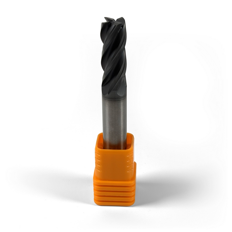 10 mm Solid Carbide End Mill, 4 Flutes, Flat, Standard length, For P, M, K materials, AlCrN coated