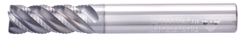 20 mm Solid Carbide End Mill, 6 Flutes, With corrugated cutting edges, Standard length