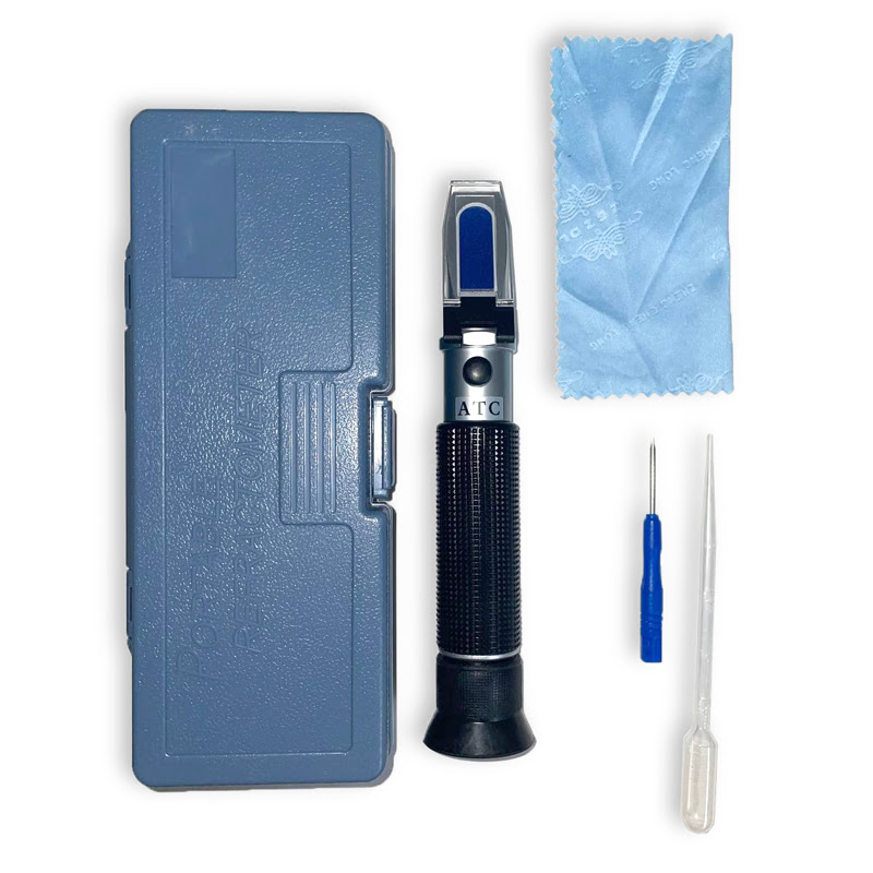 EASYCUT Hand Refractometer for Metalworking Coolant, Brix 0–20 %, 0.1 Graduation